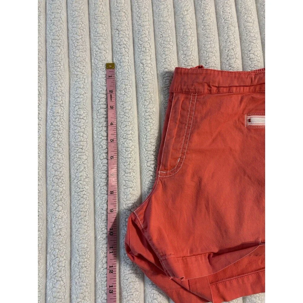 Vintage Gray Tag Nike Board Shorts Womens Large Coral Stripe Zip Pocket H2O Y2K